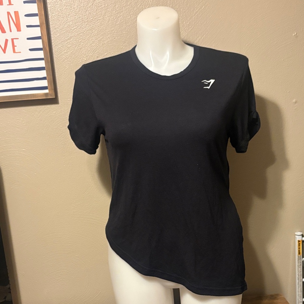 Gymshark Black Women's Crew Neck Short Sleeve Tee
